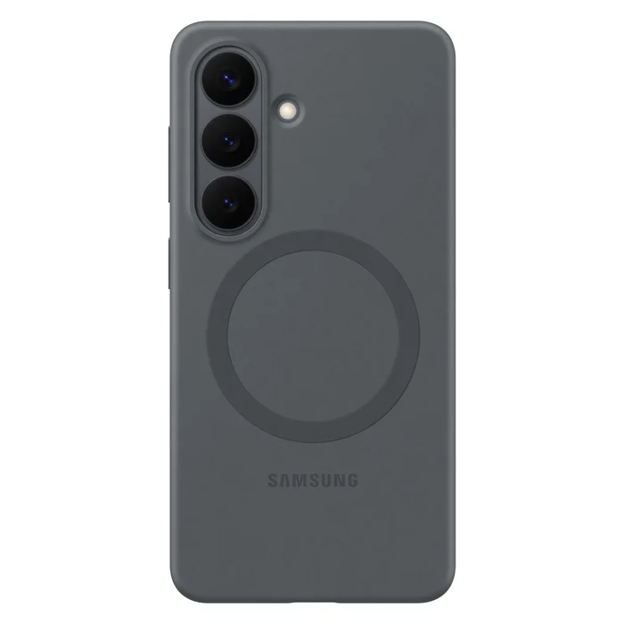 Samsung Galaxy S26 Silicone Magnet-skal, svart