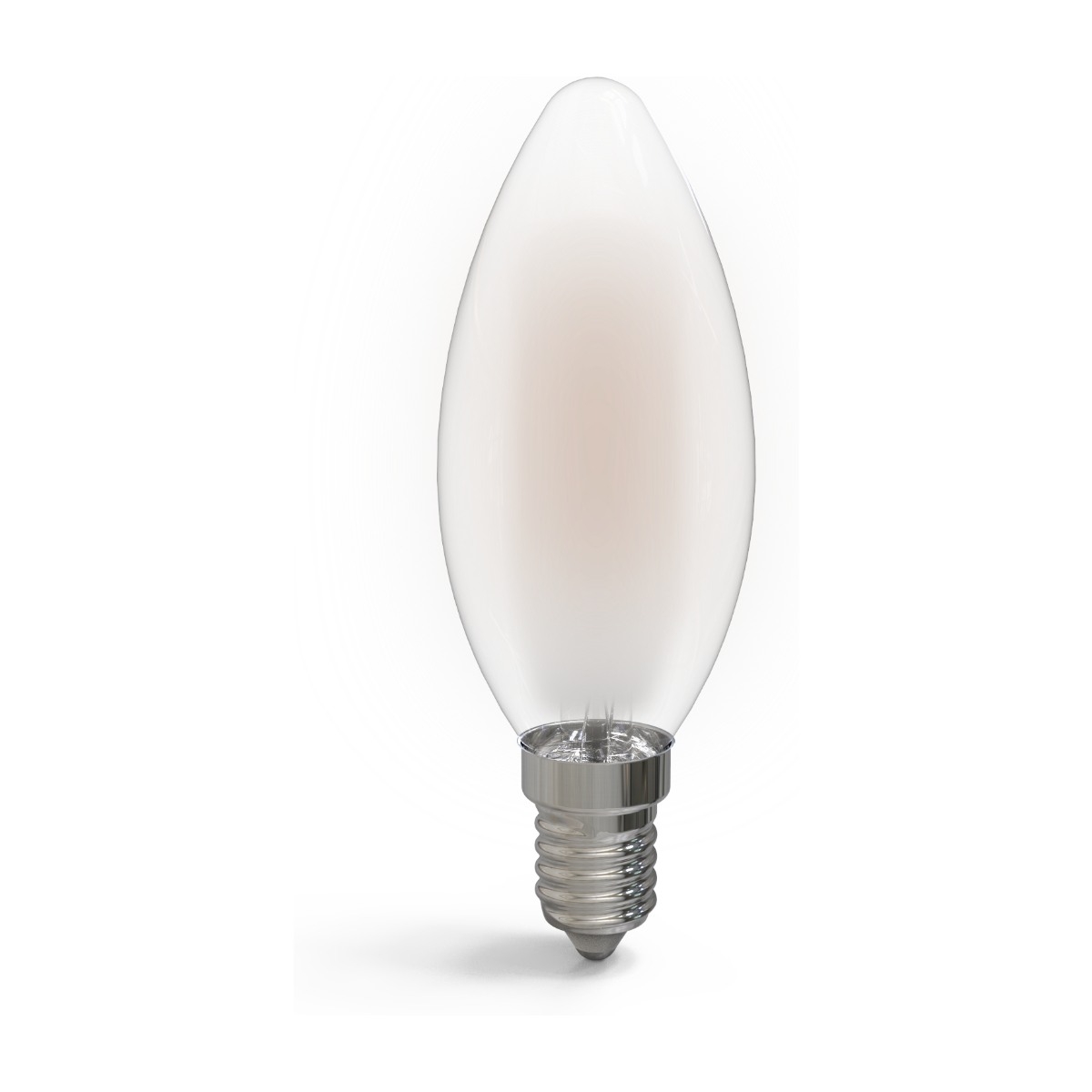 Kulz KLE14C160F E14 2W 160LM LED-lampa, Frostat glas