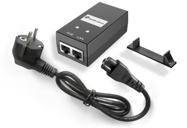 QuWireless QuPSU P248E, PoE adapter, inomhus, 100-240 V, 50/60 hz, 19,2 W, 24 V