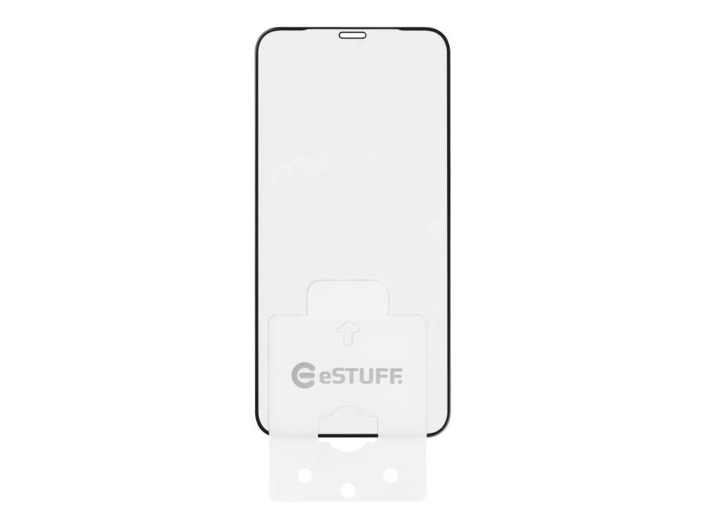 eSTUFF Titan Shield - Skärmskydd för mobiltelefon - helt fodral - glas (paket om 10) - för Apple iPhone 12, 12 Pro