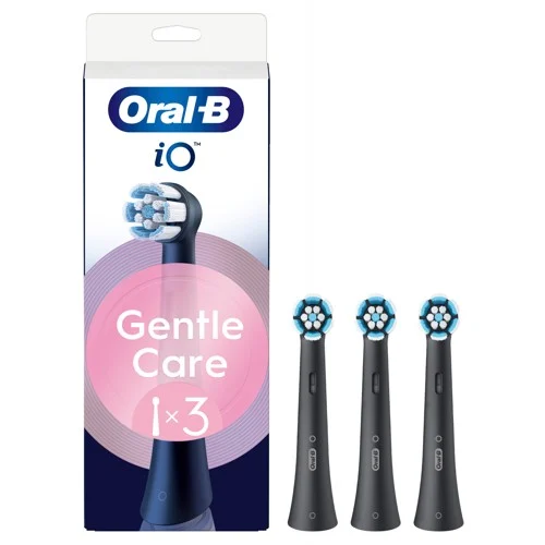 Oral-B iO Gentle Care borsthuvuden 3 st, svart, bild 2