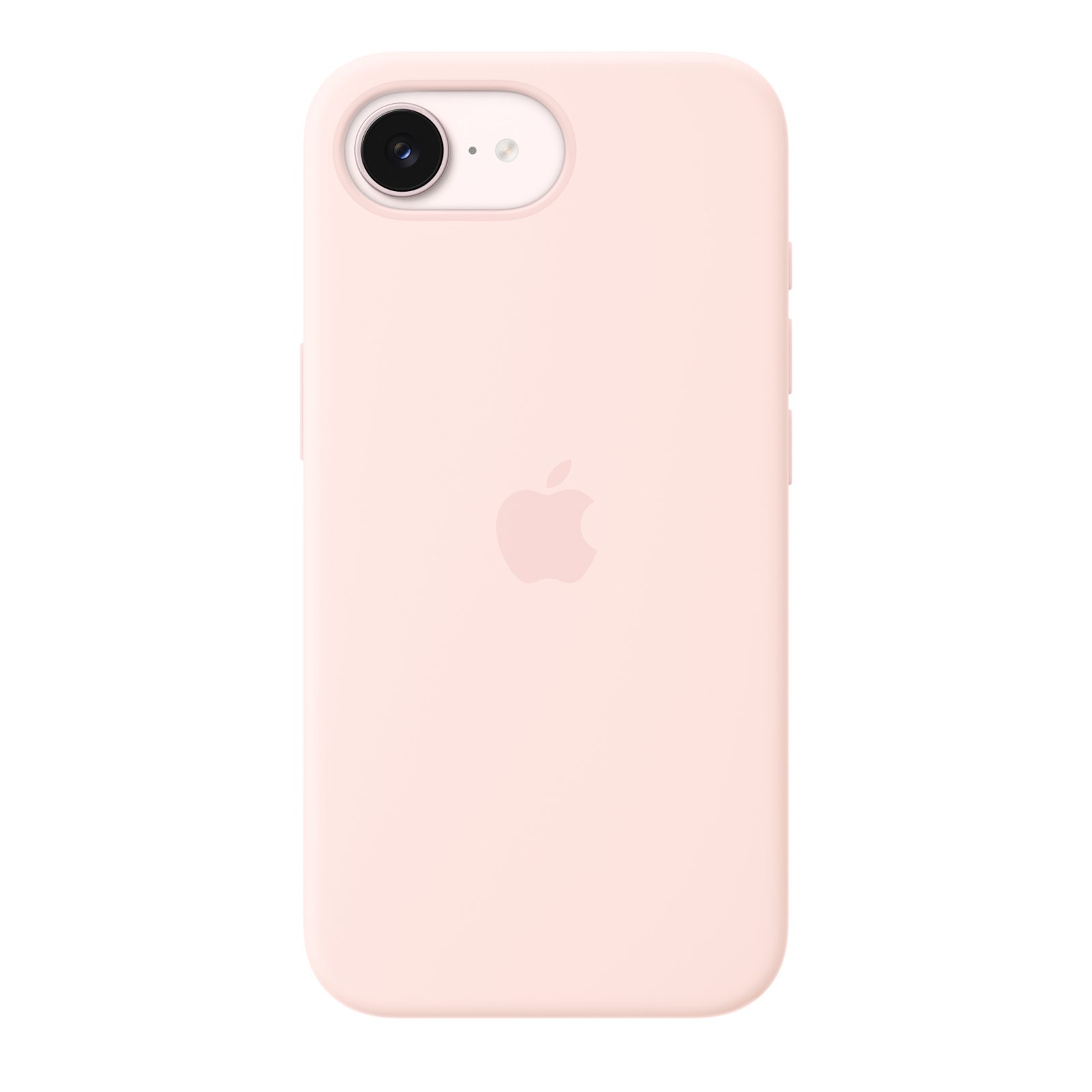 Apple iPhone 17e silikonskal med MagSafe, mjuk rosa, bild 4