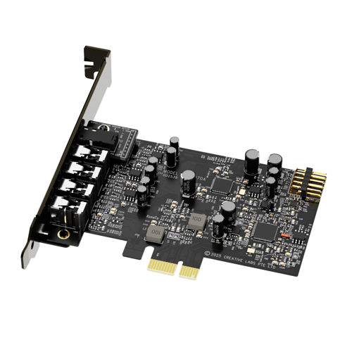 Creative Sound Blaster Audigy Fx Pro - Ljudkort - 32-bitars - 384 kHz - 120 dB SNR (förhållande signal-brus) - 7.1 - PCI Express x1