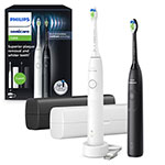Philips Sonicare Series 5300 eltandborste dubbelpack, svart/vit