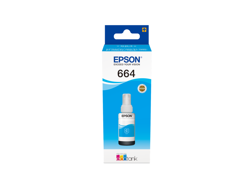 Epson EcoTank T6642 70 Ml, cyan bläckflaska
