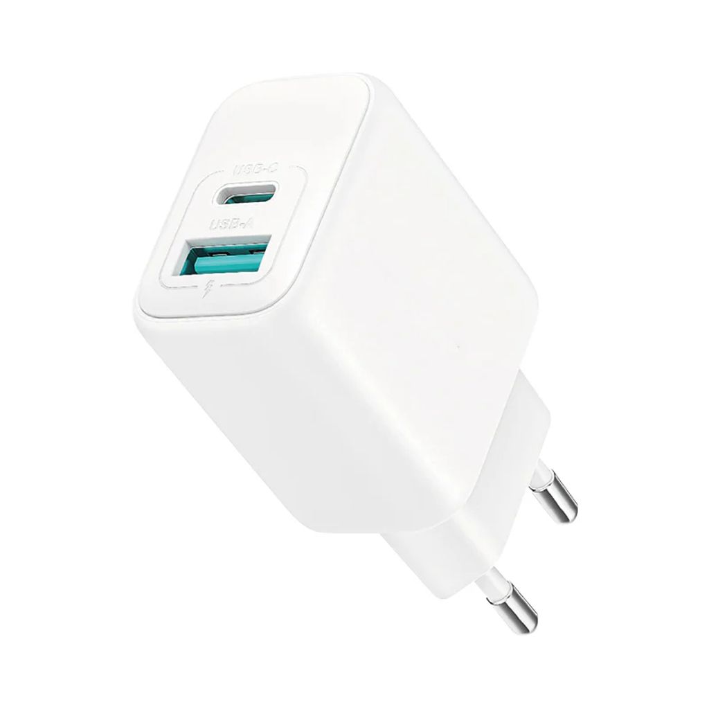 Väggladdare SiGN Quick Charger 20W PD 3.0, 1xUSB-C, 1xUSB-A - Vit, bild 4