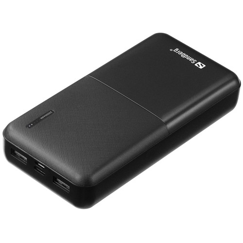 Sandberg - Saver Power Bank 20.000 mAh Black