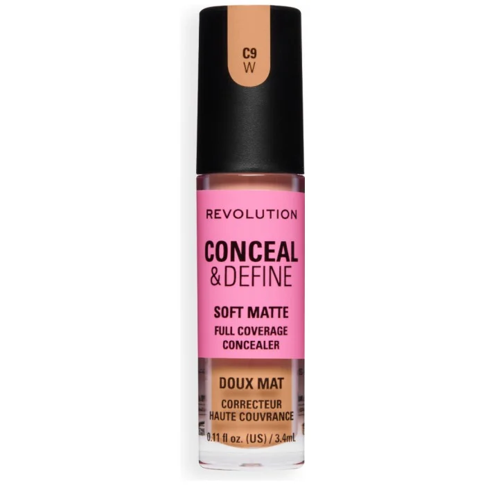 Revolution Conceal and Define Full Coverage Concealer C9W, 3,4 ml, bild 4