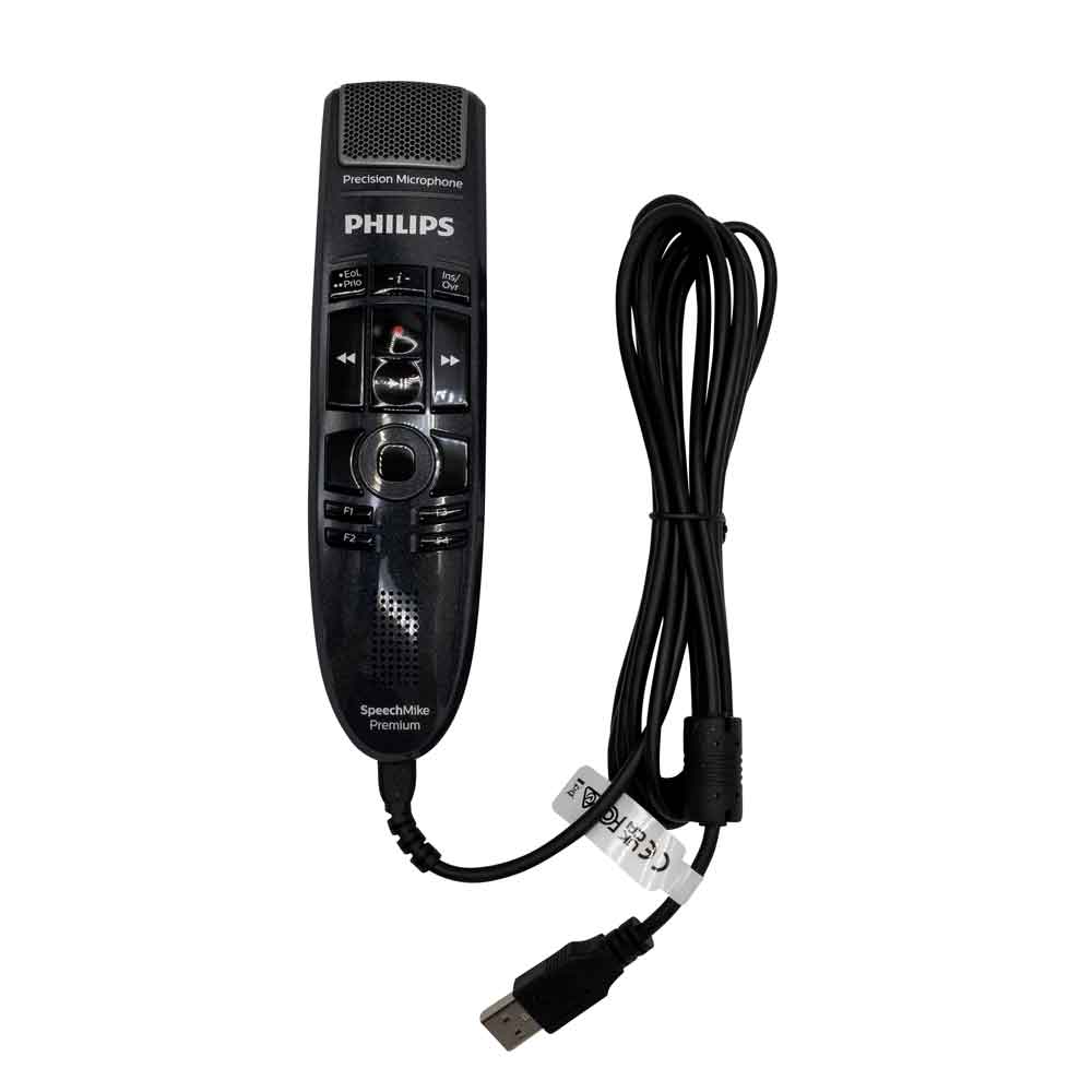Philips SMP3700 USB-presentationsmikrofon, svart