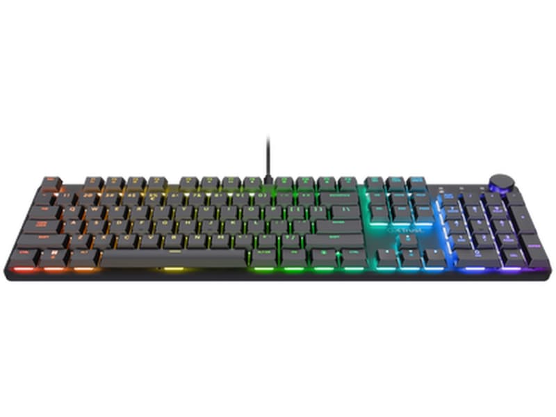 Trust GXT 866 Torix, mekaniskt, 100% RGB, Huano Switches, USB-A/USB-C, bild 3