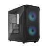 Fractal Focus 2 RGB Black TG Clear Tint datorchassi