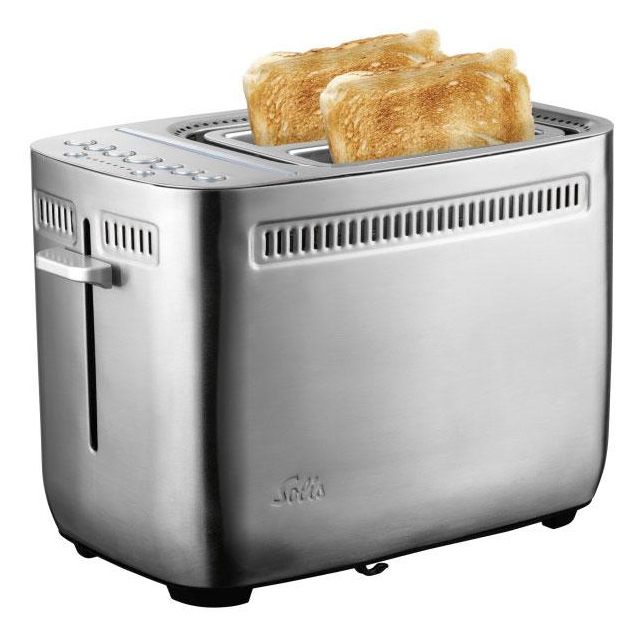 Solis Sandwich toster, 2 skivor, Grå, Rostfritt stål, 1635 W, 220-240 V, 50/60 hz