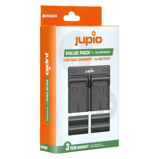 2x Fujifilm NP-W235 + USB Dual Charger