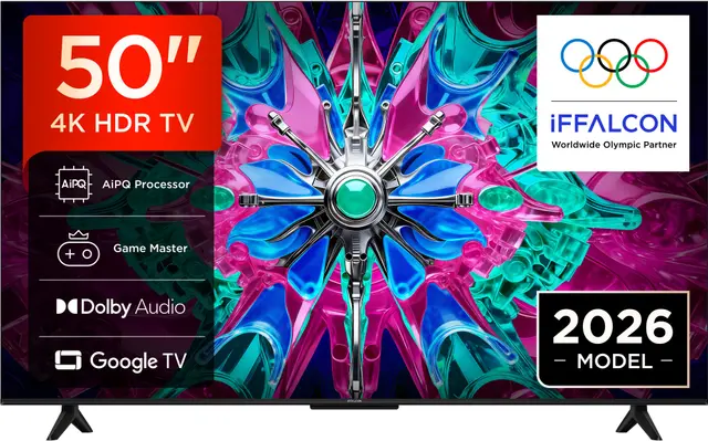 iFFALCON 50" U65A 4K LCD TV (2026)