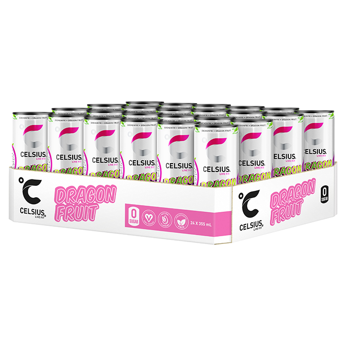 24 x Celsius, 355 ml, Dragon Fruit
