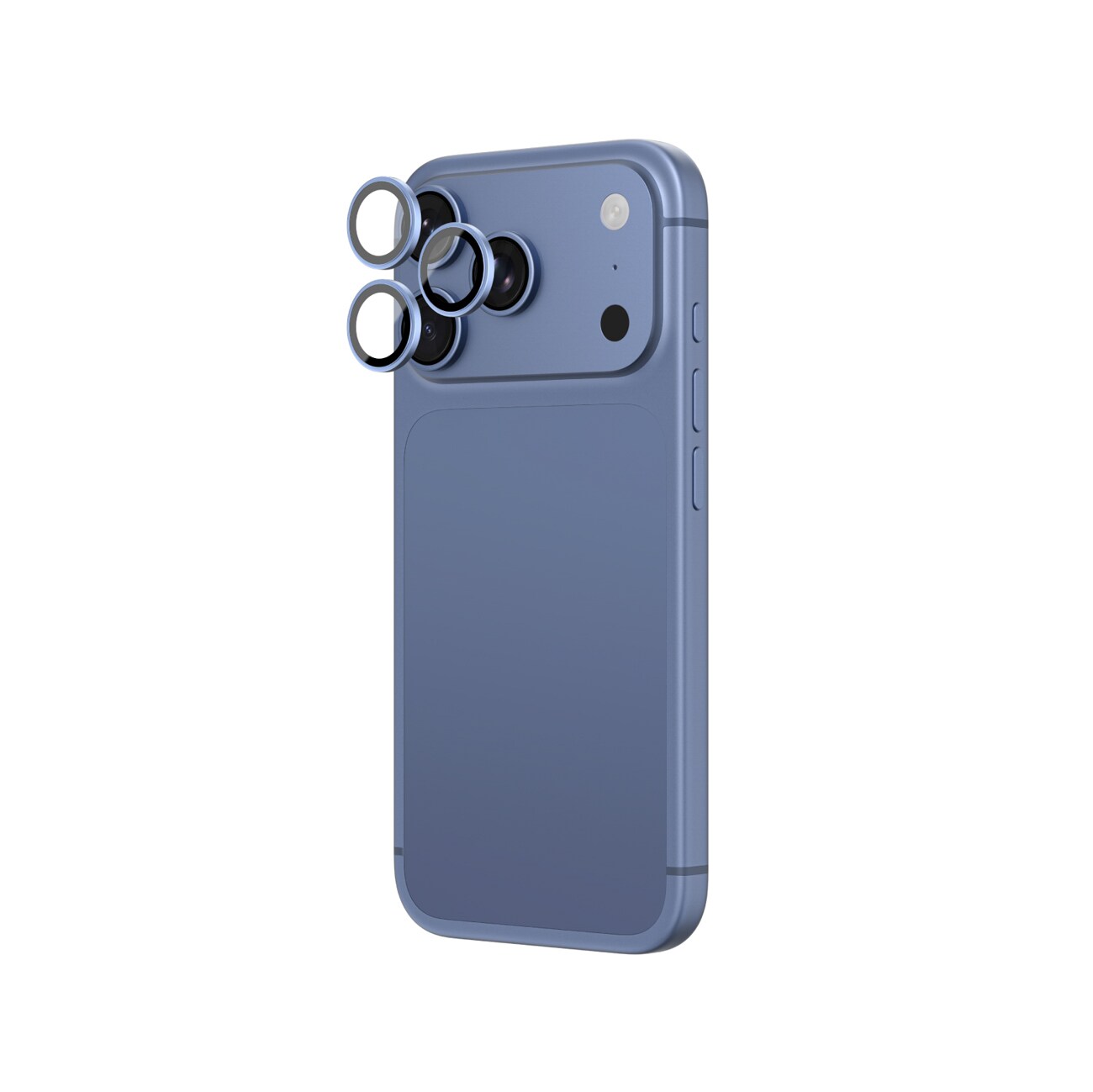AmazingThing Titan Vision-lins i safir för iPhone 18 Pro / 18 Pro Max – Blå, bild 3