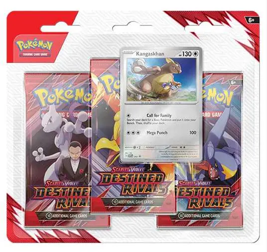 Pokemon Destined Rivals 3P Blister