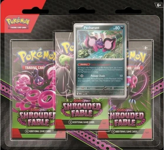 Pokemon Shrouded Fable 3-pack Blister