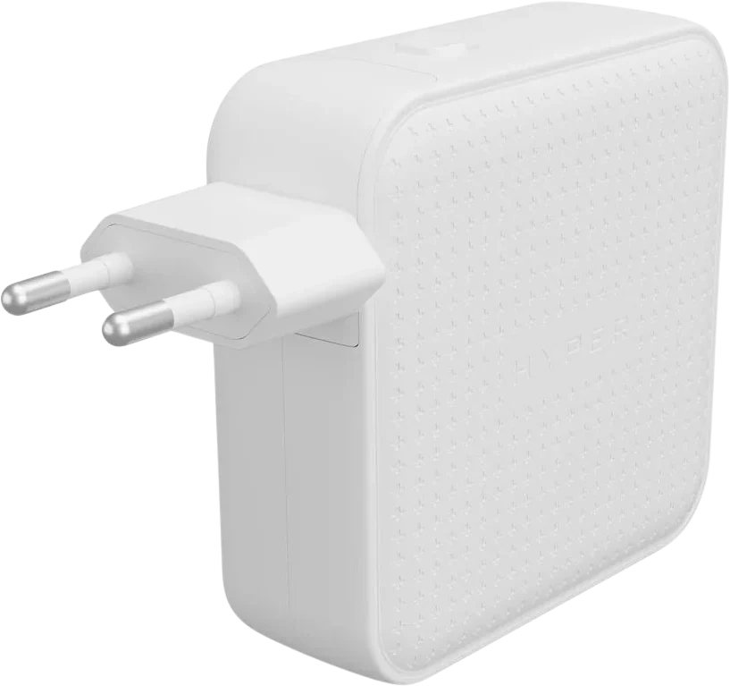 Hyper 100W USB-C GaN Reseladdare - Vit