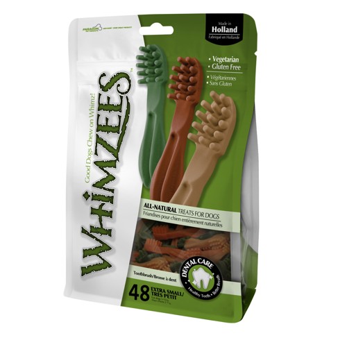 Whimzees - Chewing bone toothbrush 400 gr XS 48 pcs - (380840)