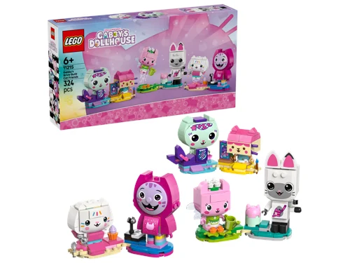 LEGO Gabby's Dollhouse Gabbys klossbyggda kattvänner 11215, bild 2
