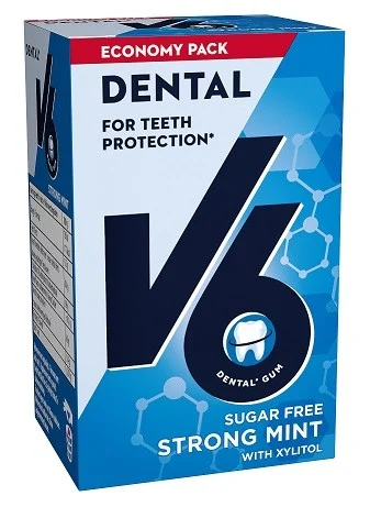 V6 Dental Care Strong Mint 70 g