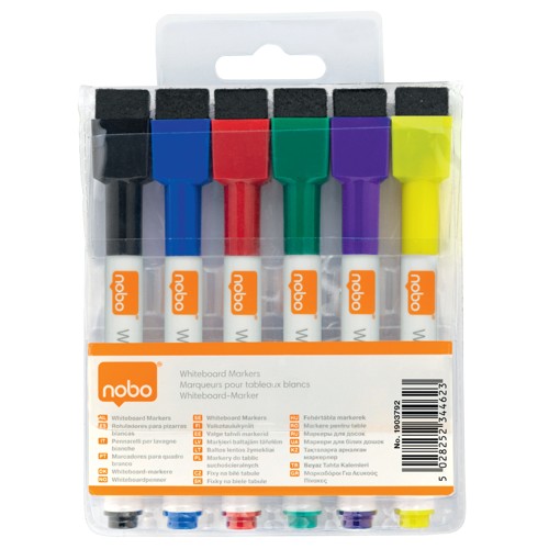 Nobo Whiteboard Marker Rexel Mini sorterad 6 färger