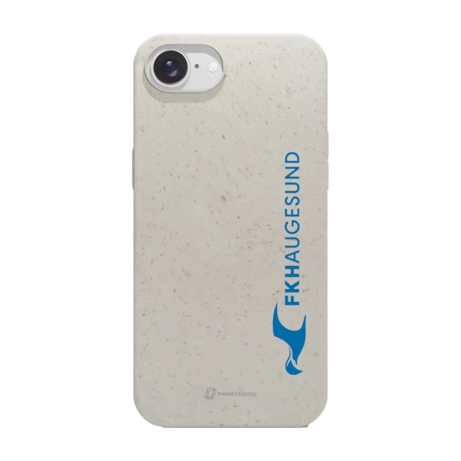 Phonecases3D iPhone 17e/16e FK Haugesund skal tillverkat med Fibriva™, vit