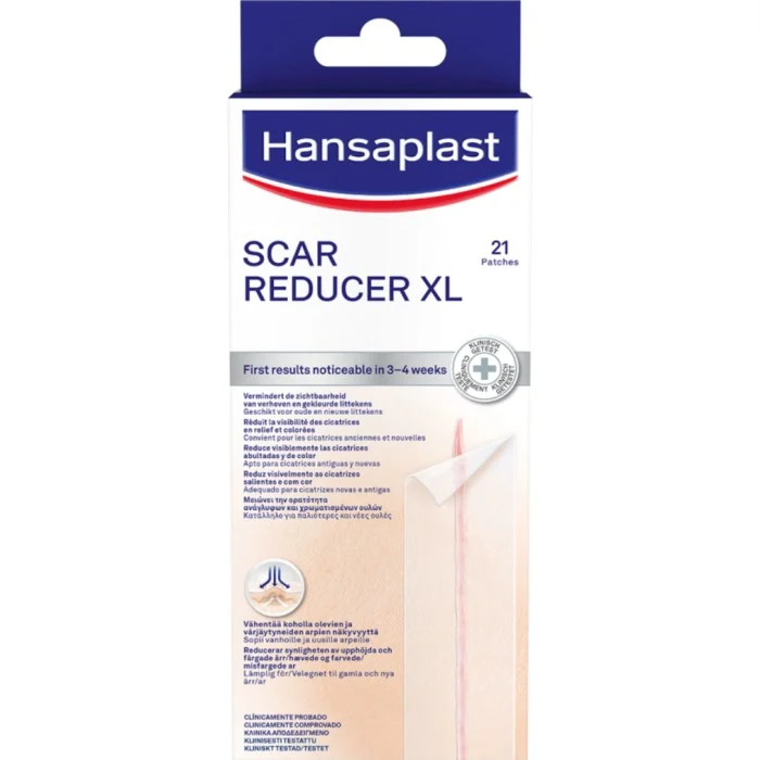 Hansaplast Scar Reducer plåster XL 14,6 x 3 cm, 21 st