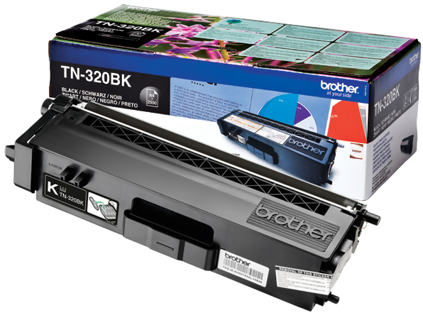 Brother Toner TN-320BK 2.5k Svart