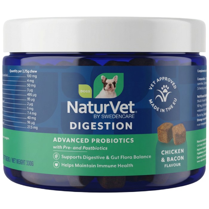 Naturvet by Swedencare Advanced Probiotics Soft Chew 120 st