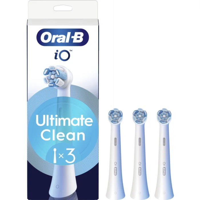 Oral-B iO Ultimate Clean borsthuvuden 3 st, vita