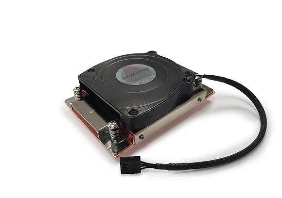 Inter-Tech A-45, AMD AM4/AM5, 80mm fläkt, 2000~8700 rpm, 23,3~62,2 dBA, Low-Profile för racklåda 1U, bild 5