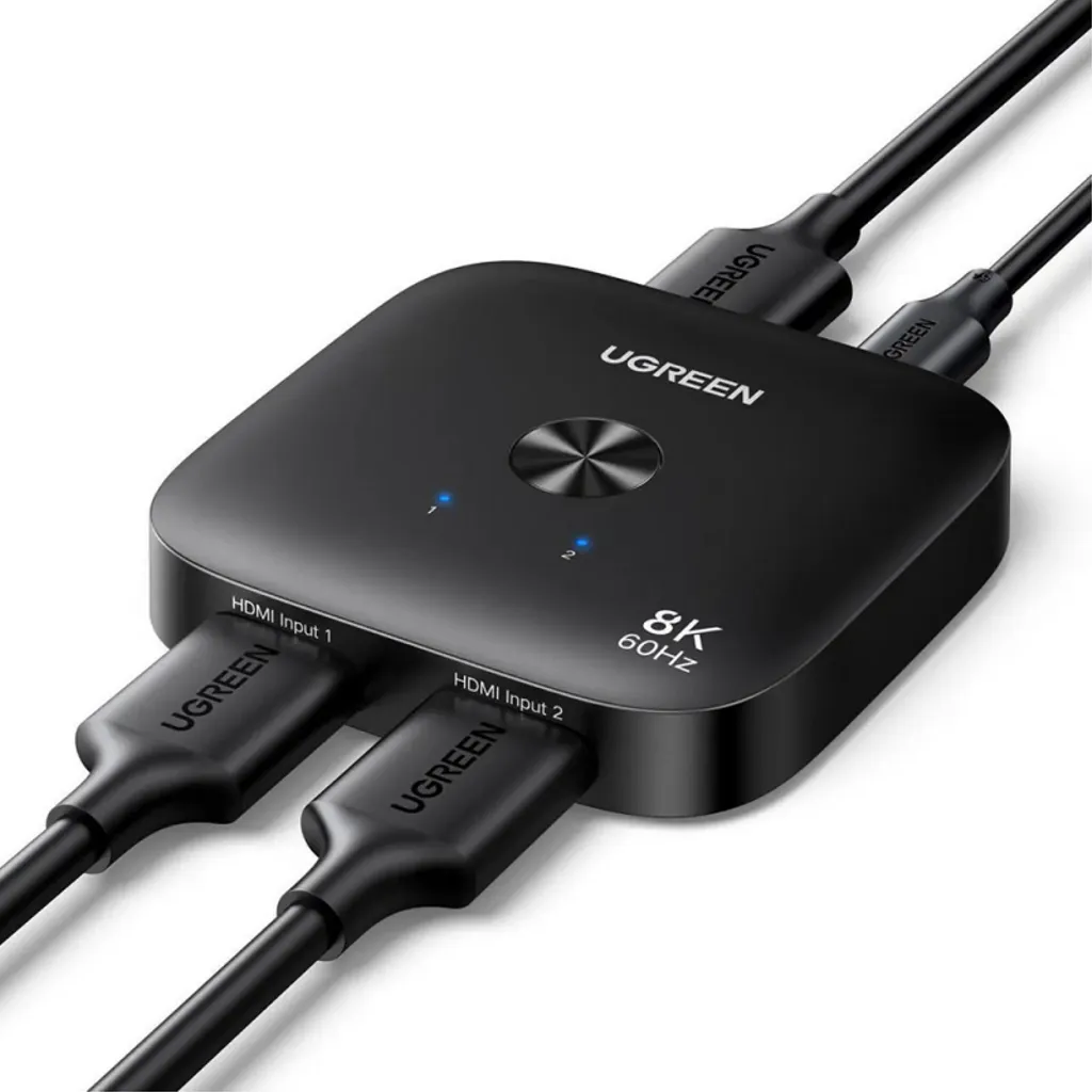 Ugreen 65877 HDMI-switch – Svart