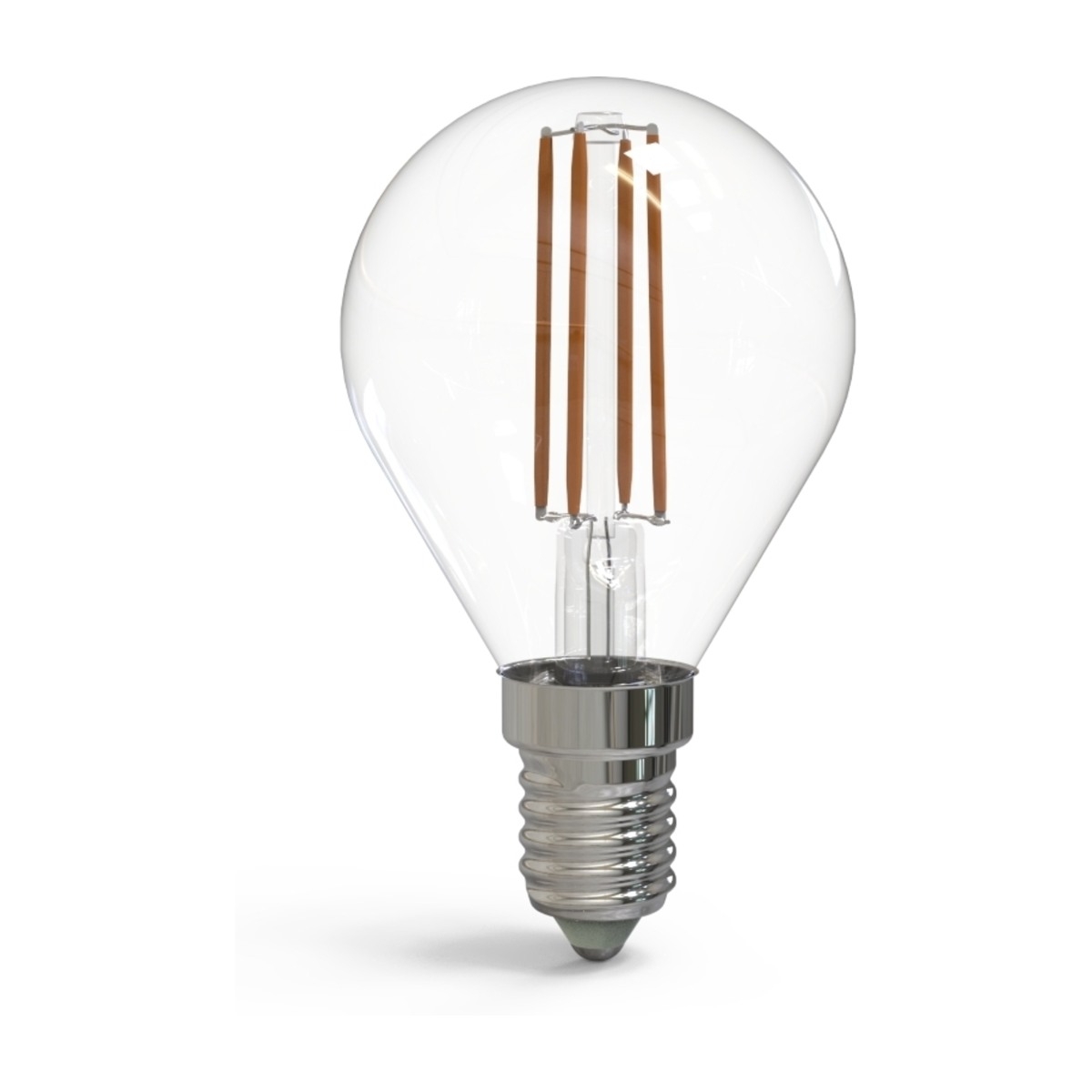 Kulz KLE14G300C E14 3W 300LM LED-lampa, klart glas