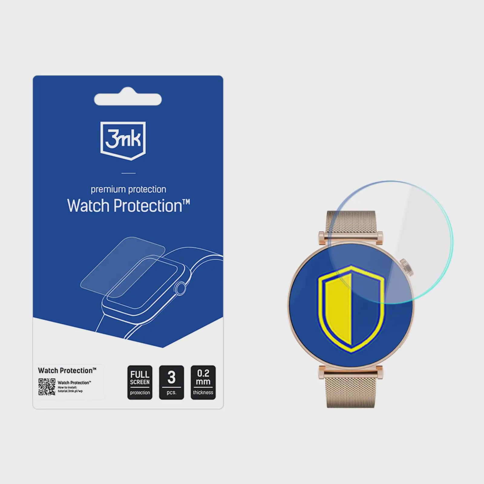 3mk Watch Protection ARC skärmskydd för smartklockor på Garett Rose