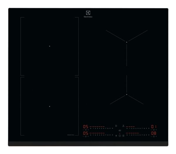 Electrolux EIS62453 induktionshäll 60 cm, 4 zoner, svart