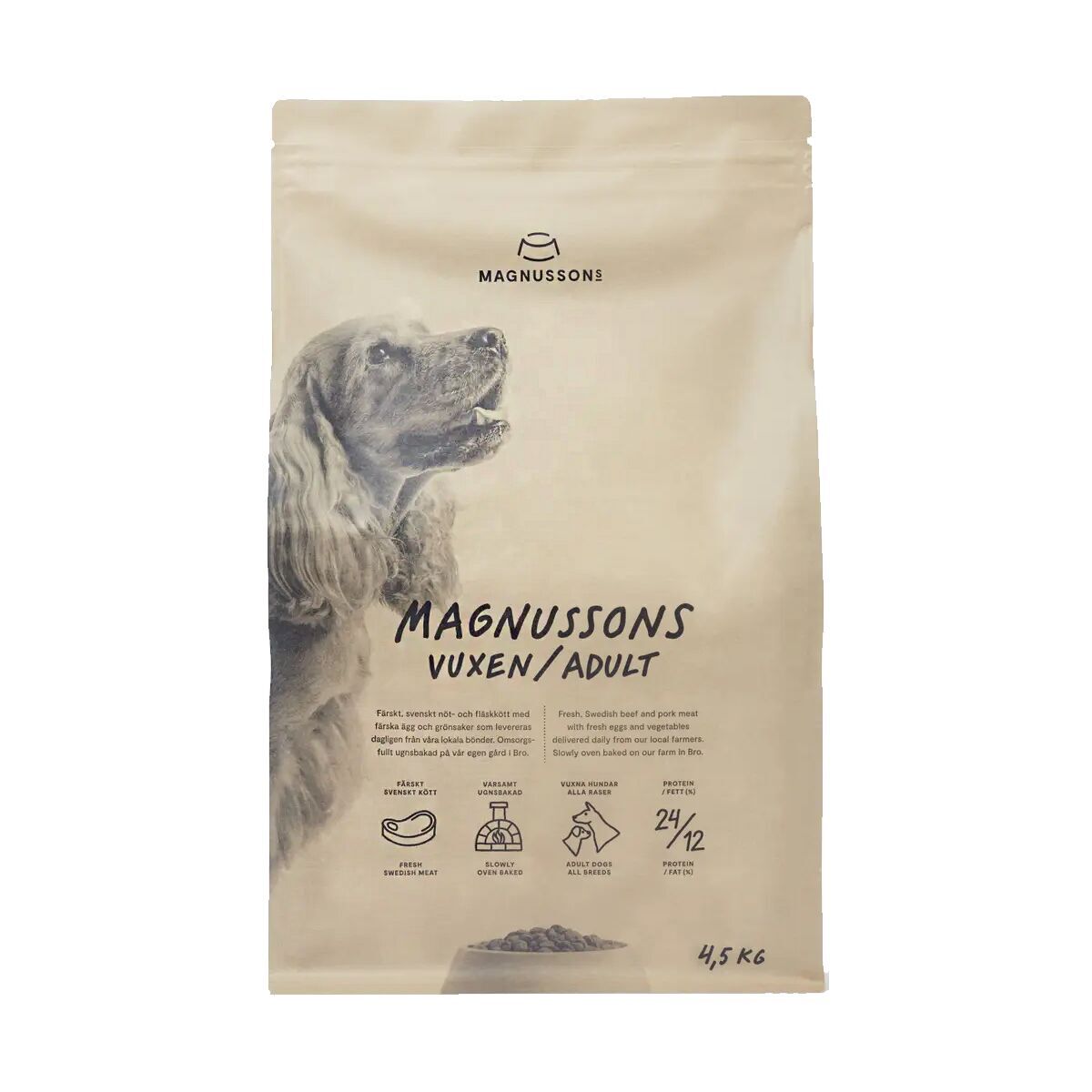 Magnussons Vuxen Torrfoder till Hund 4,5kg