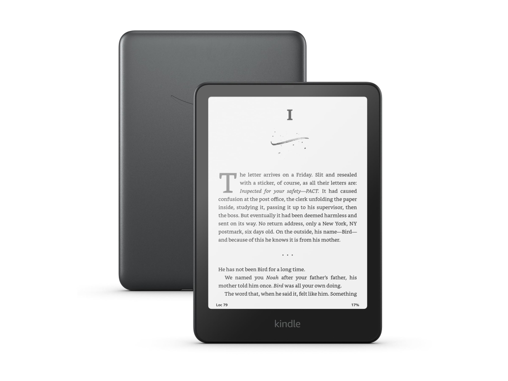 Amazon Kindle Paperwhite Signature Edition - 12:e generation - eBook-läsare - 32 GB - 7 monokrom Paperwhite - pekskärm - Bluetooth, Wi-Fi - svart metallic - utan annonser på låsskärmen