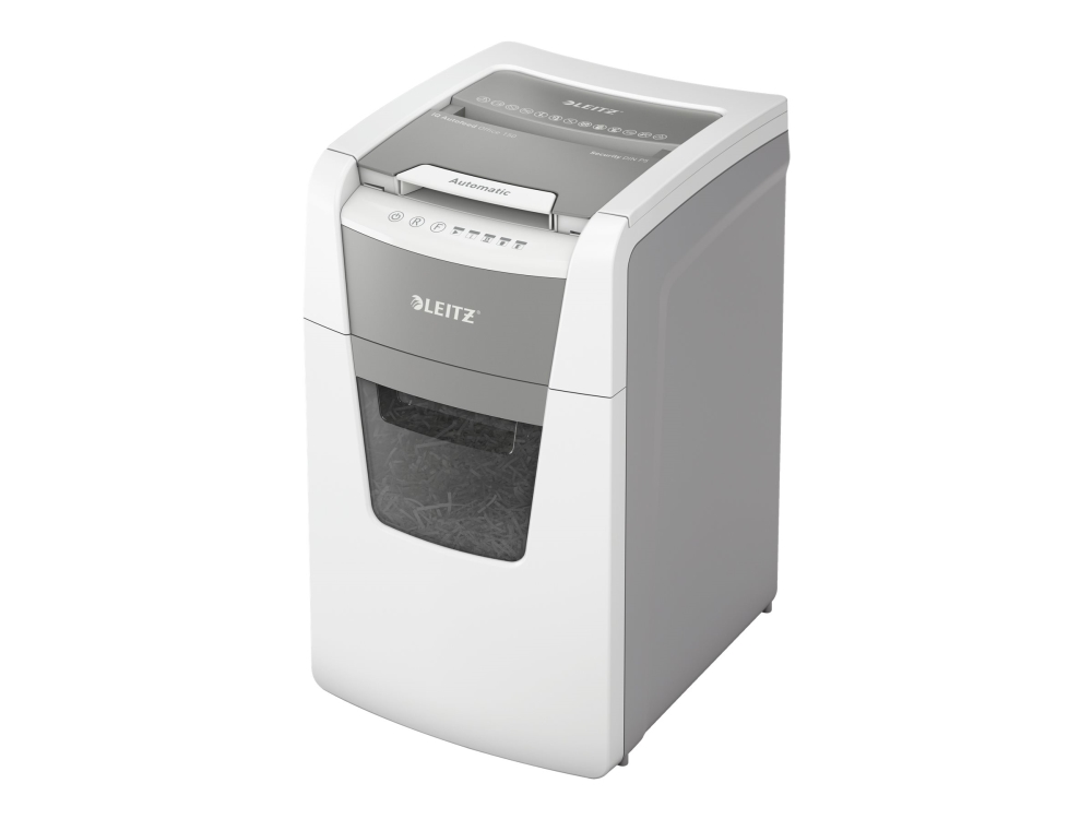 Leitz IQ AutoFeed Office 150 P4 - Dokumentförstörare - dubbelskärning - 4 x 28 mm - P-4