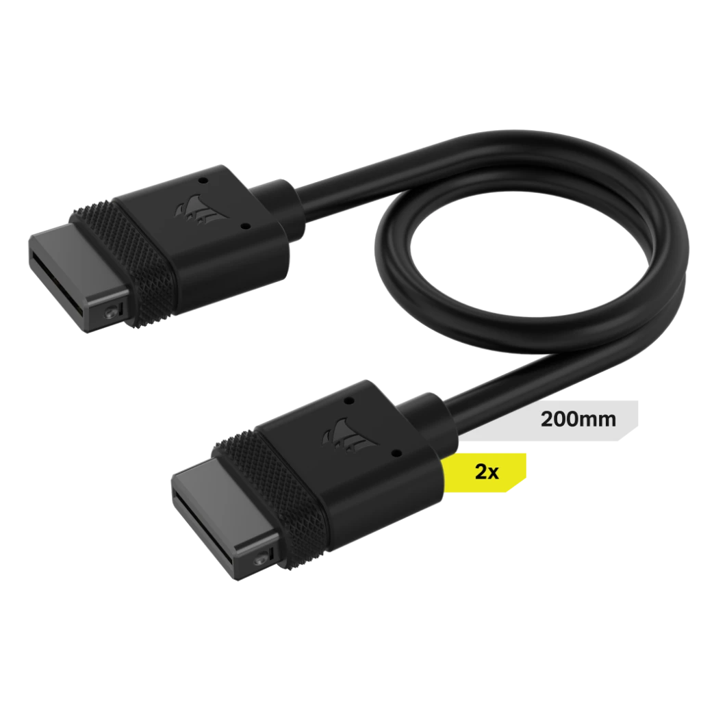 CORSAIR iCUE LINK CL-9011120-WW kabel 20 cm för iCUE LINK, 2-pack