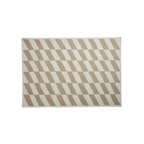 HAY - Shift Kelim Matta - B170 x L240 cm - Beige & Vit