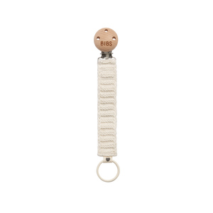 BIBS Pacifier Clip Knitted Ivory, bild 3