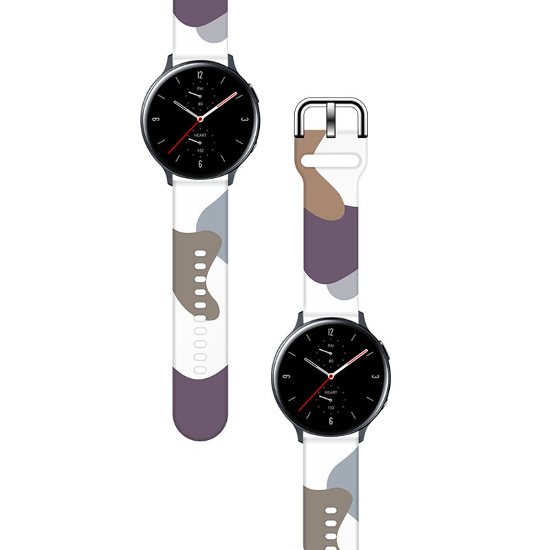 Armband Moro för Samsung Galaxy Watch 40-44 mm silikonarmband - mönster 9, bild 2