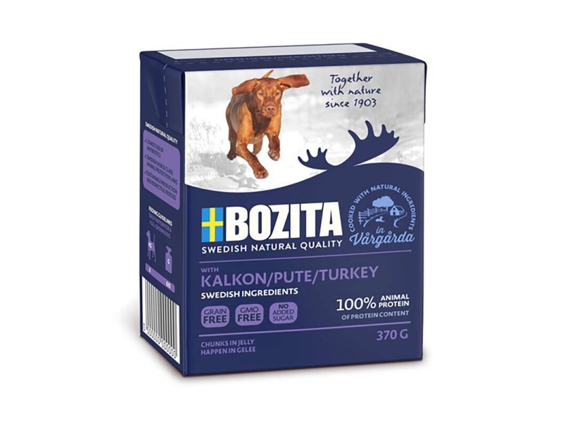 Bozita NATURALS 370 g GEL MED KALKON