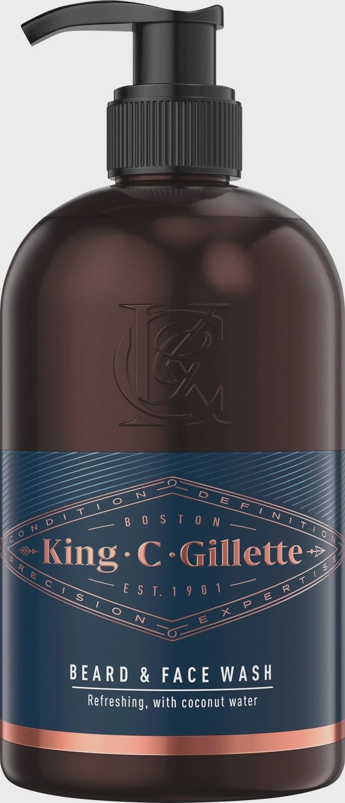 King C. Gillette 3in1 Beard, Face & Hair Wash 350 ml