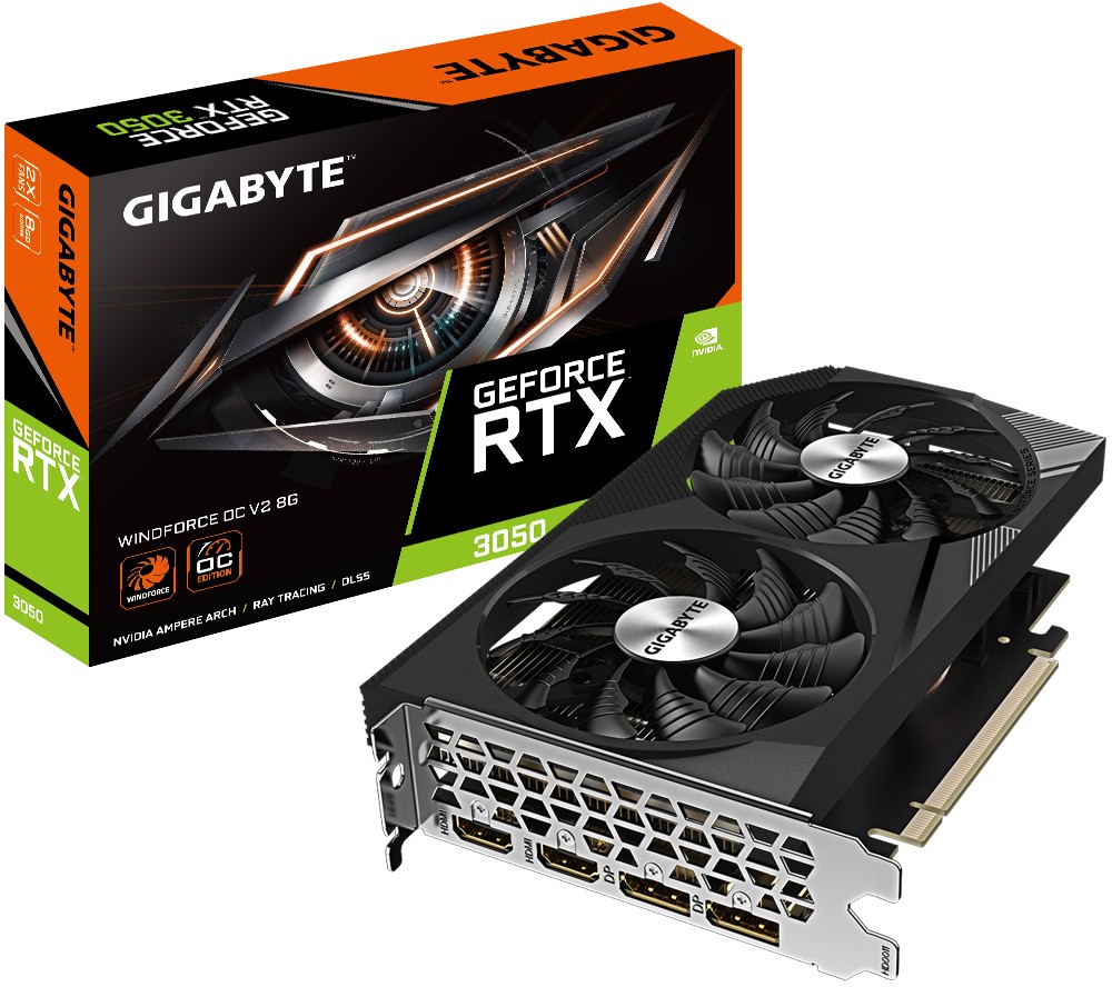 Gigabyte GeForce RTX 3050 Windforce V2 OC 8GB, bild 5