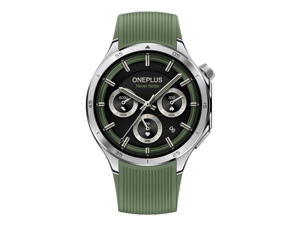 OnePlus Watch 3 hybridklocka 46 mm (Emerald Titanium)