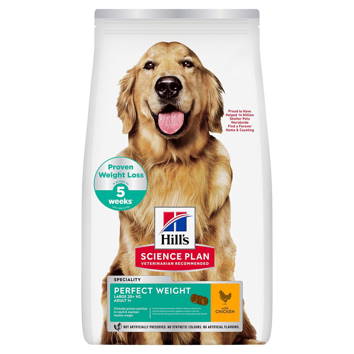 Hill's Science Plan Dog Adult Perfect Weight Large Breed Chicken 12 kg