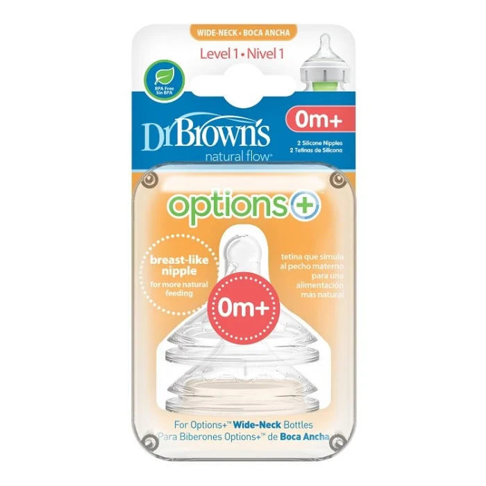 Dr.Browns WideNeck Dinapp stl.1, 2 st